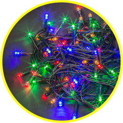 Гирлянда нить NGF-S01-100RGBY IP20 6,5м Navigator 100