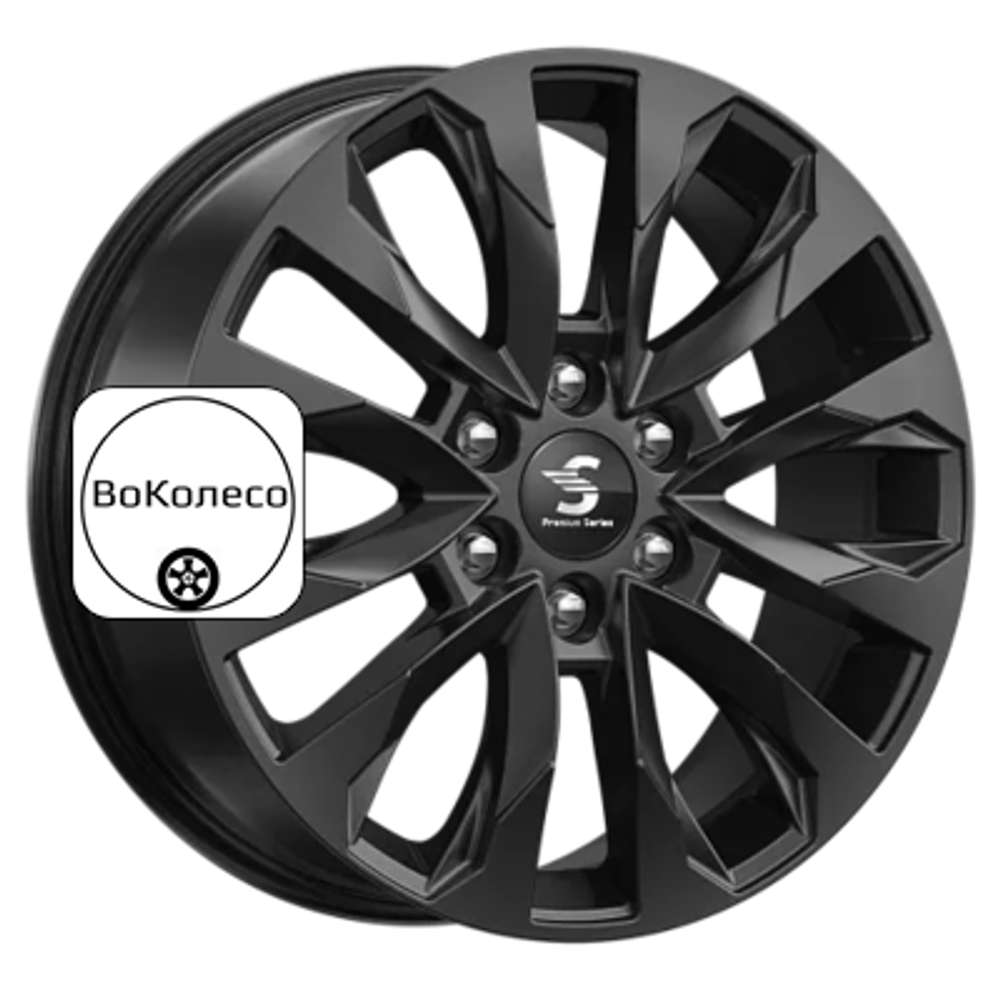 8x20/6x139,7 ET60 D95,1 КР007 (Land Cruiser 300) Fury black Premium Series