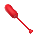 Красное виброяйцо 7,2см с пультом ДУ I-Moon MY-301