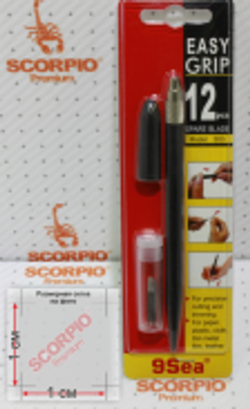 Нож металл с фигурными!!! Лезвиями (сменные 12 шт.) 9Sea 303