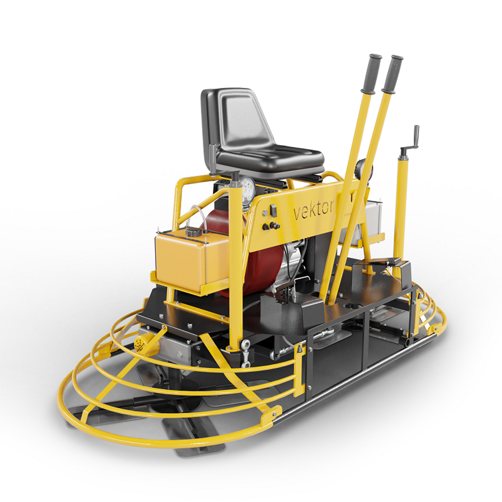 Двухроторная затирочная (заглаживающая) машина Vektor VTMG-1000A (двигатель GX690)