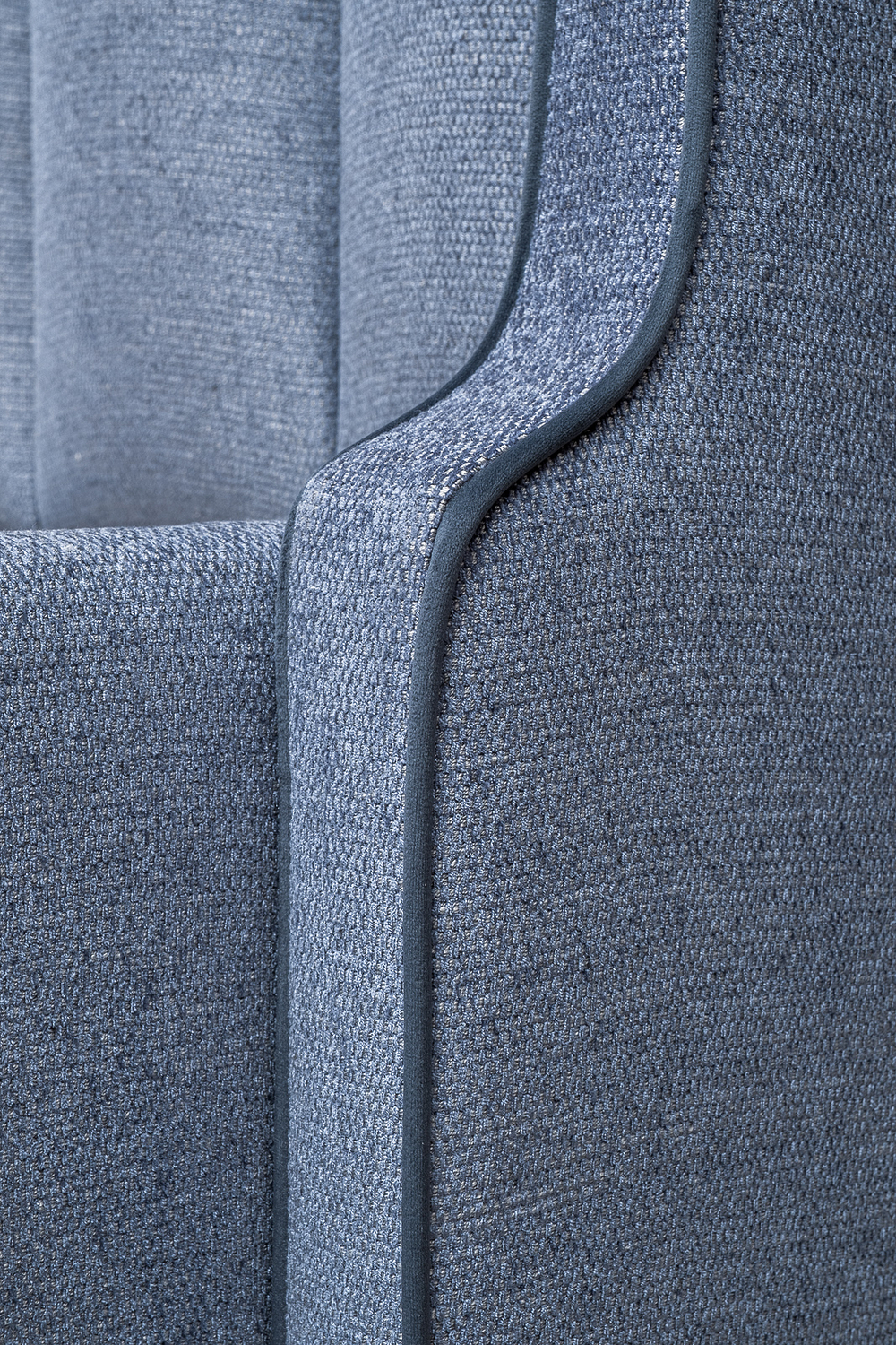 Кровать Одри(Odry) c подъем.мех. шенилл синий Natur-Sin 206x220x120 Garda Decor