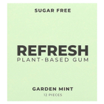 Refresh Gum, растительная жевательная резинка, садовая мята, 12 шт.