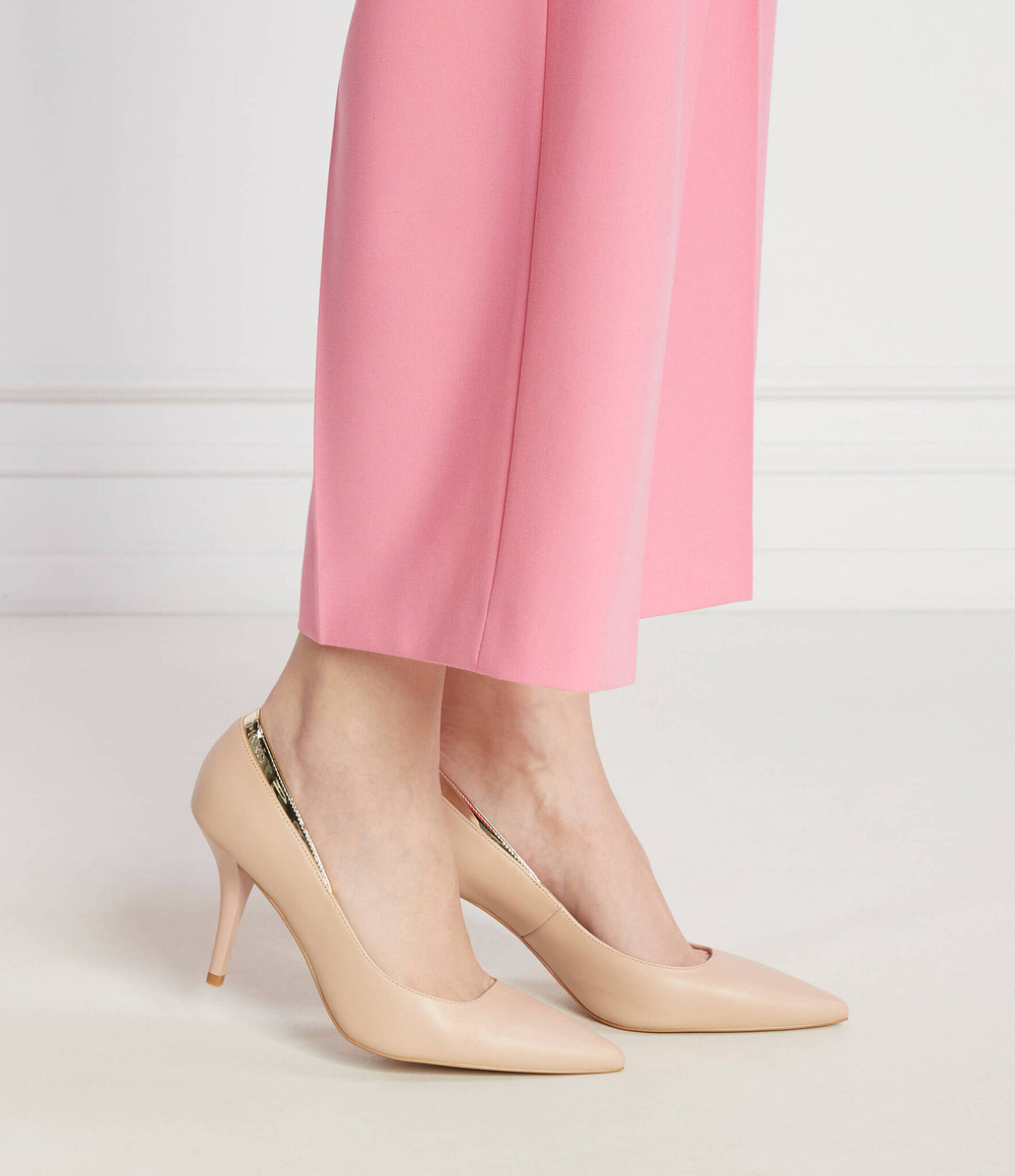 Кожаные туфли на шпильках lucy Pinko - бежевый(SD0029 P012)