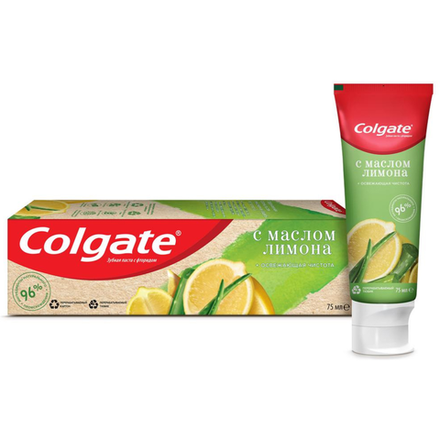 Зубная паста Colgate с фторидом Масло лимона 75 мл