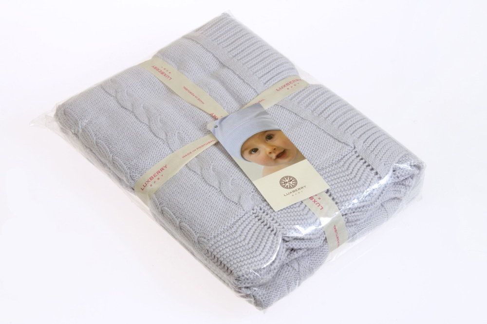 Элитный плед детский Imperio 93 лаванда от Luxberry упаковка