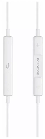 Наушники Borofone BM80 с МК type-C white