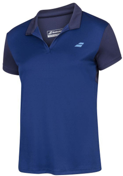 Футболка для девочки Babolat Play Polo Girl - Blue