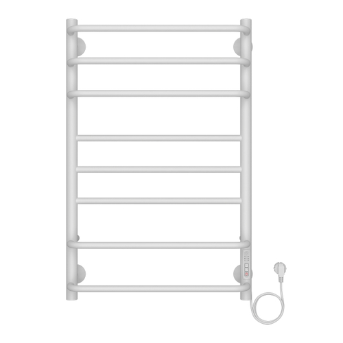 Полотенцесушитель MILAN 500/800 элект. белый R    00515