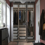 Гардеробная комбинация - PAX / ÅHEIM/ АHEIM IKEA/ПАКС/  АХЕЙМ ИКЕА,  237х150 см, под беленый дуб