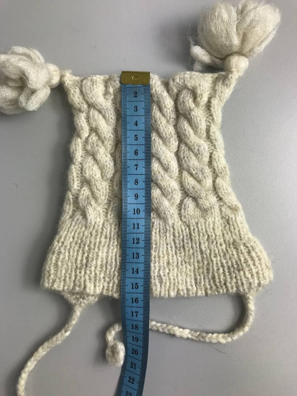 Шапка вязаная от 0 до 3 месяцев