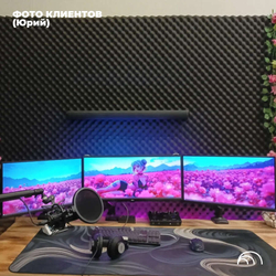 Акустический поролон, Волна, BEZEHO, 30х1000х2000мм