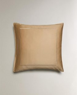 Zara Home - Атласная наволочка с двойной гирляндой 60x60 см