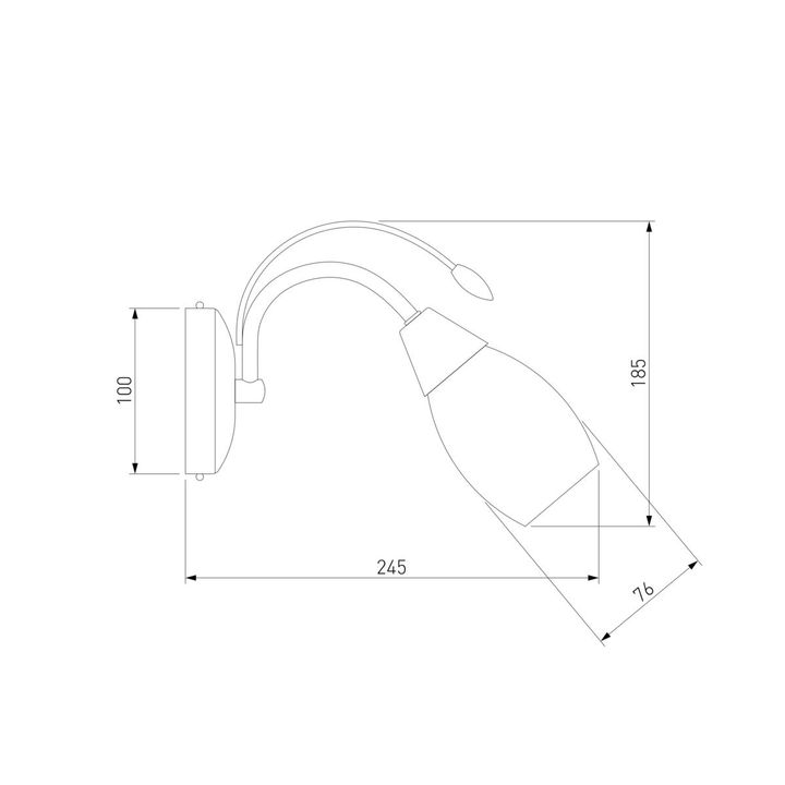 Бра Eurosvet 22080/1 хром