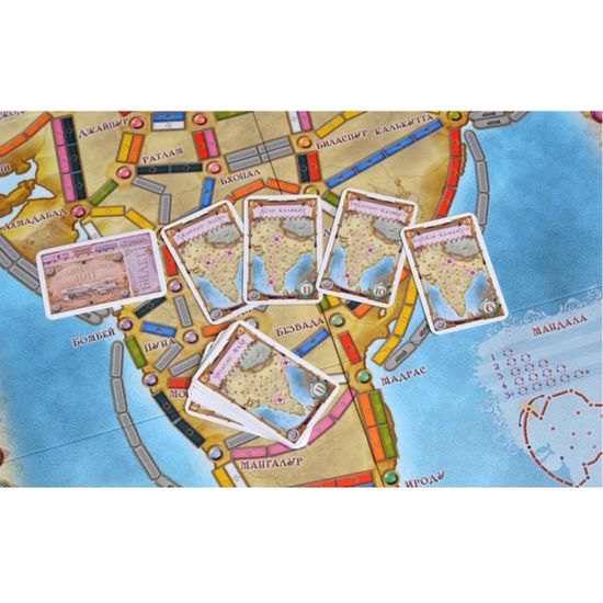 Настольная игра Ticket to Ride: Индия и Швейцария
