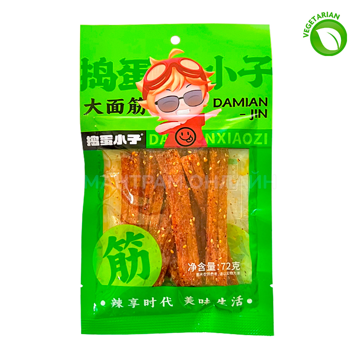 Снек острый Damian jin Latiao латяо полоски с кунжутом 72 г