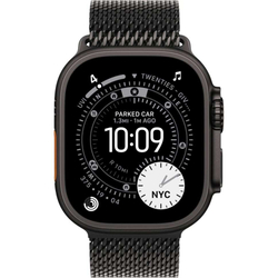 Apple Watch Ultra 3, 49 мм, Black Titanium, миланский сетчатый браслет L (2025)