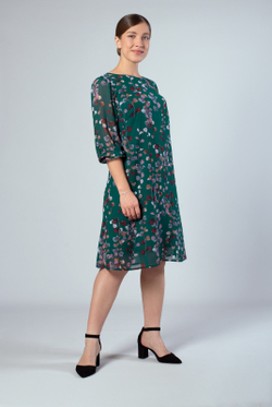 Платье женское 3831ВПБ, малахит наб #284Ман053831ВПБ