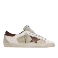 Мужские кеды Super-Star Leather Low-Top Sneakers with Lizard-Effect