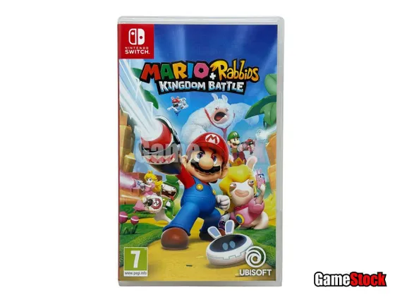Mario + Rabbids Kingdom Battle (Nintendo Switch, Английская версия, Б/У)