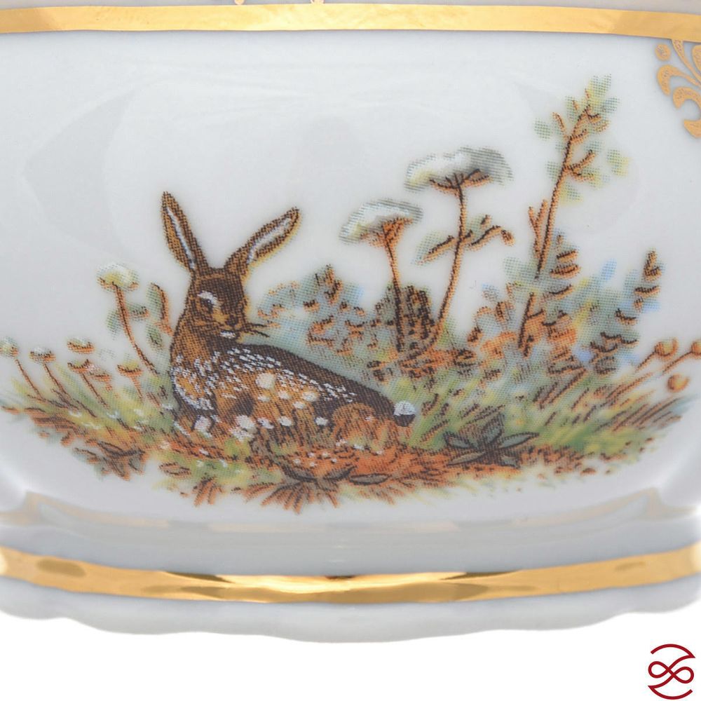 Молочник Crown Aristokrat Охота бежевая 400 мл