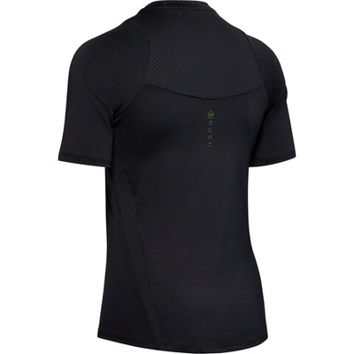 Женская футболка теннисная Under Armour Women's UA RUSH Short Sleeve - black