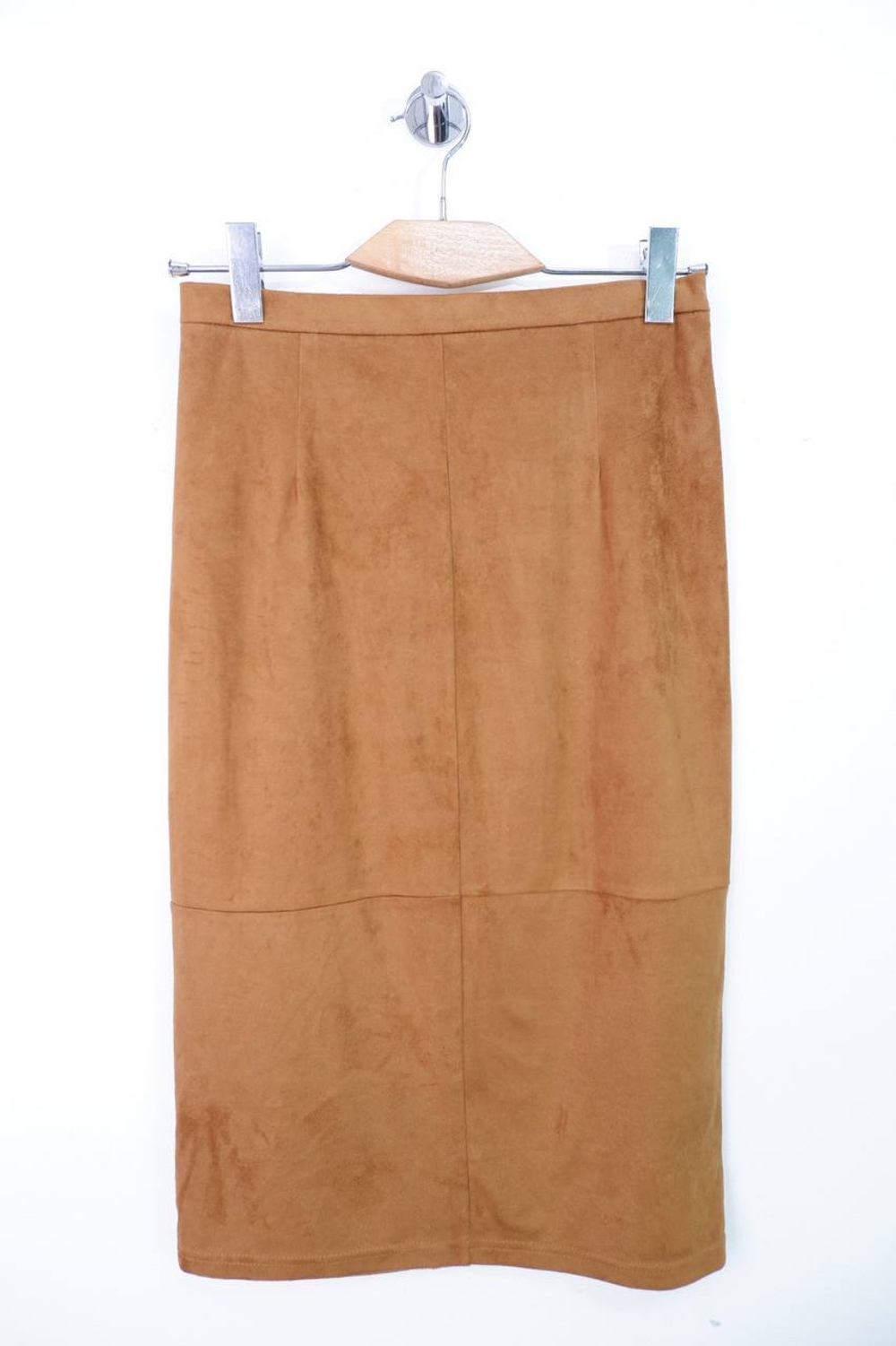 Юбка Angela Ricci замшевая, маркировка 38, визуально на 44 размер