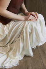 Юбка с кружевом