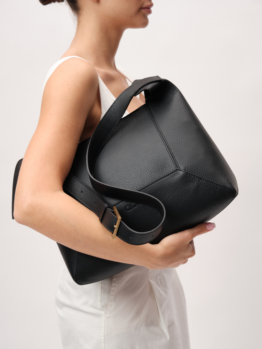 Кожаная сумка Mosaic DBR 31376 черный