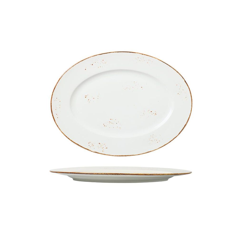 Блюдо овальное 30*22,5 см h2,2 см   Noble [1]