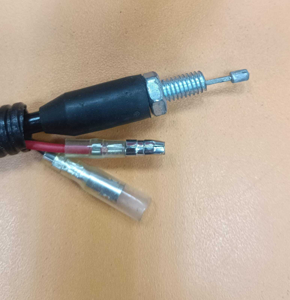 Рычаг газа мотобура