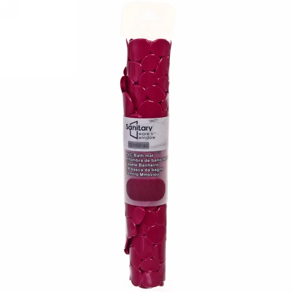 Коврик в ванну 69х35"Бордо»