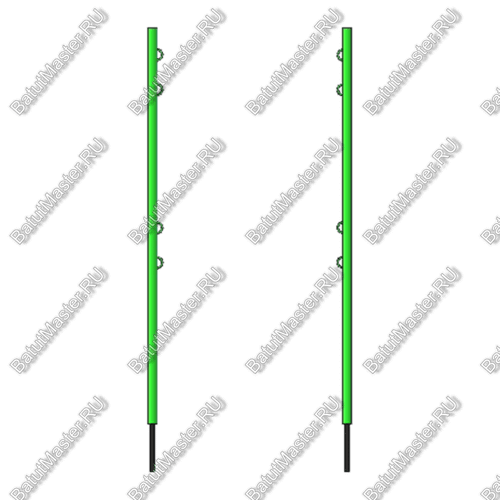 ВОЛЕЙБОЛЬНЫЕ СТОЙКИ (ПАРА) БЕЗ СЕТКИ