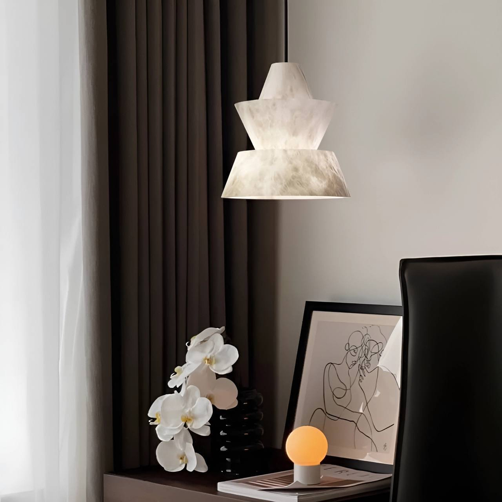 Pendant design lamp Flo S by Alain Ellouz