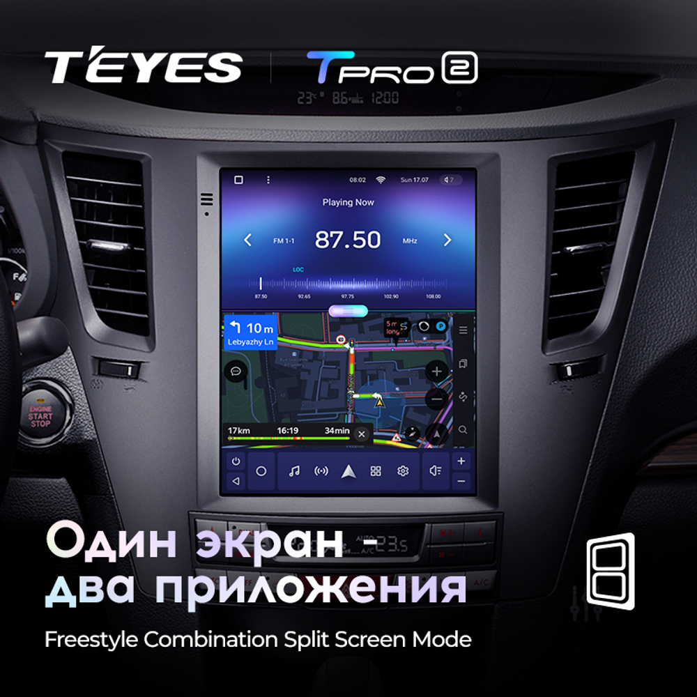 Teyes TPRO 2 9.7" для Subaru Outback, Legacy 2009-2014