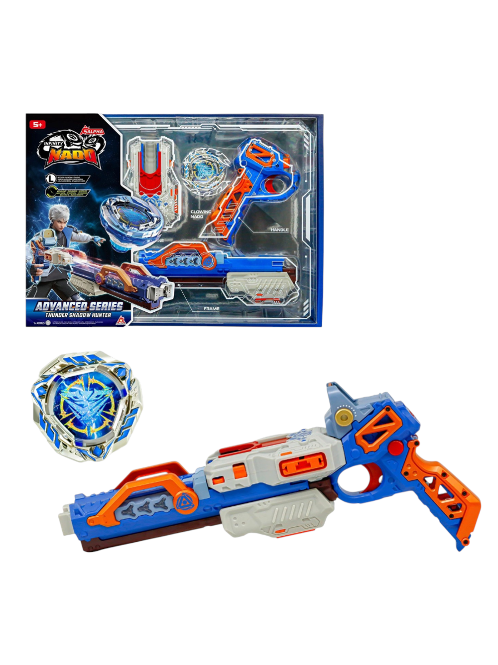 Инфинити Надо. Волчок Трайб Адвансд, Thunder Shadow Hunter. TM Infinity Nado