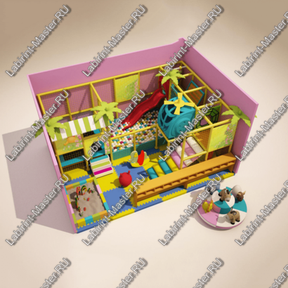 Детский игровой лабиринт "Забавный Мишка"