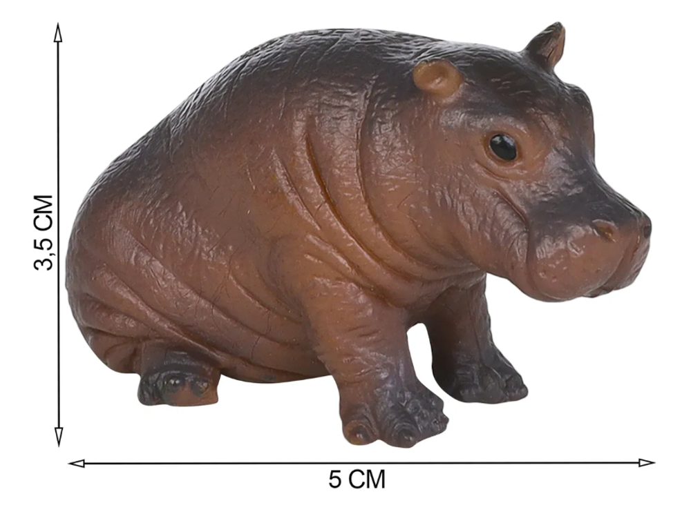 Игровой набор Masai Mara Мир диких животных: семья бегемотов