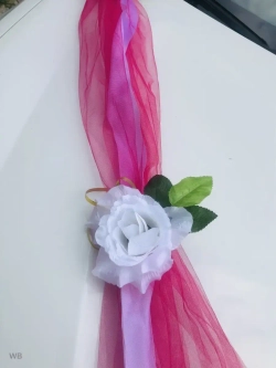 Свадебная лента на автомобиль