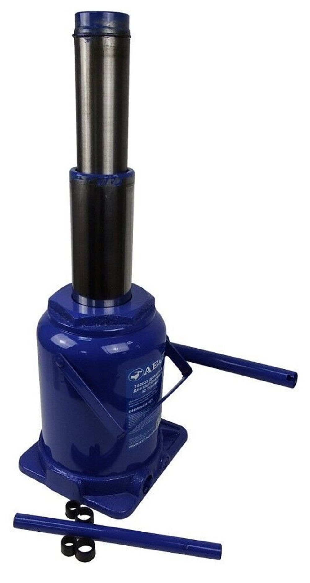 Домкрат бутылочный двухштоковый T02032 AE&T 32 т