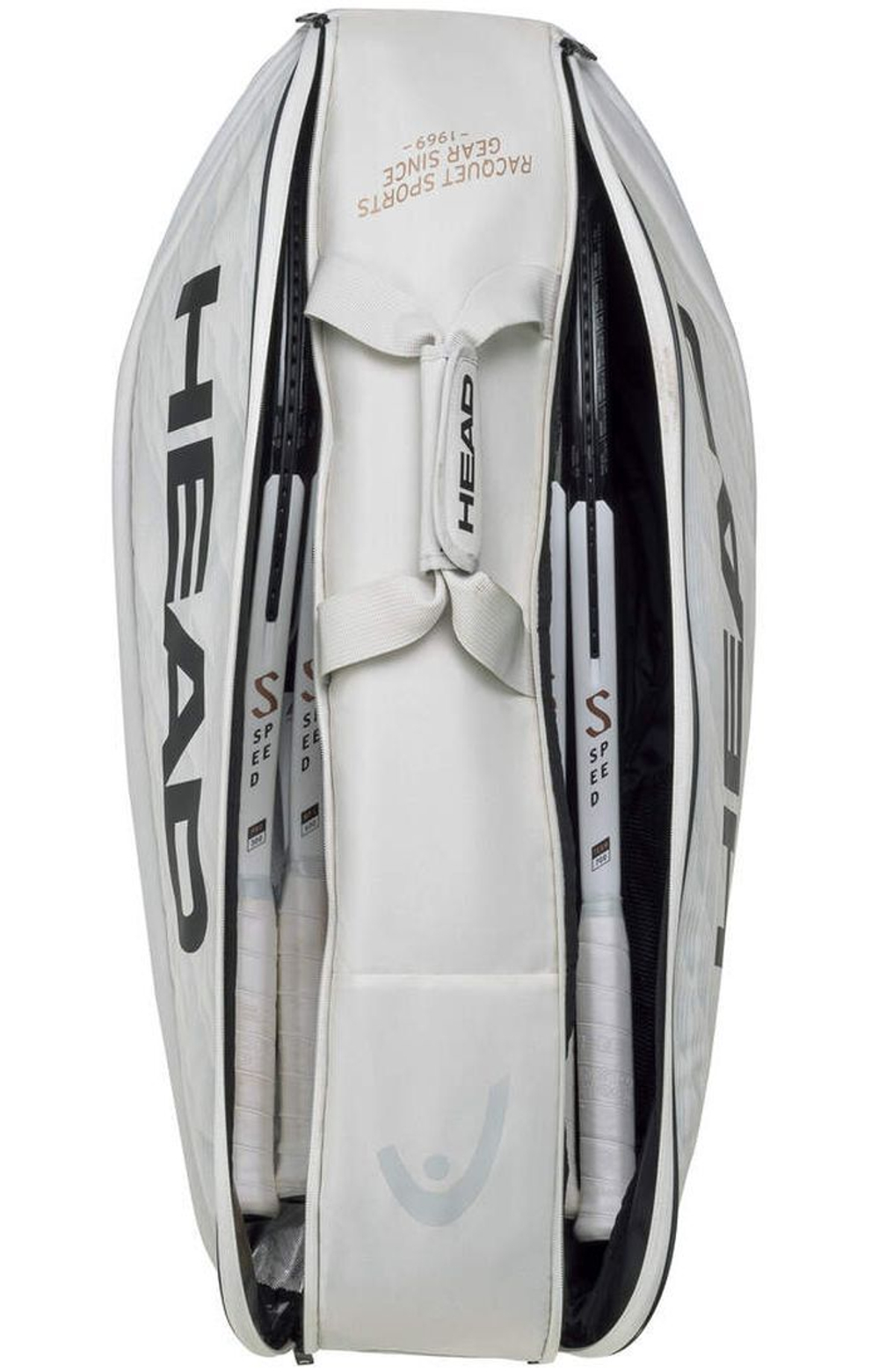 Сумка теннисная Head Pro x Racquet Bag L - corduroy white/black