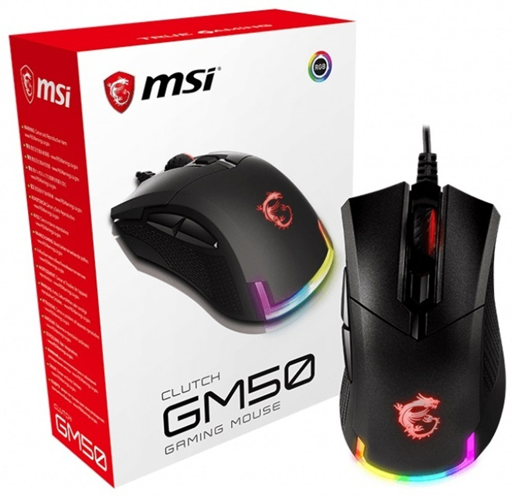 Мышь MSI Clutch GM50 Gaming черный