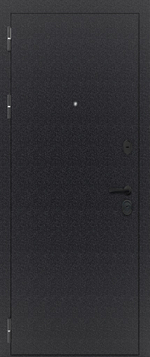 Входная дверь FlyDoors АРКАН ЛОФТ Букле чёрный