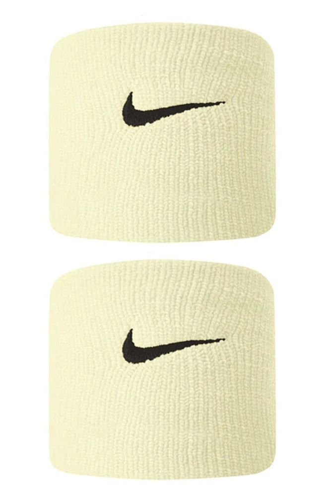 Напульсник теннисный Nike Premier Wirstbands 2P - alabaster/black