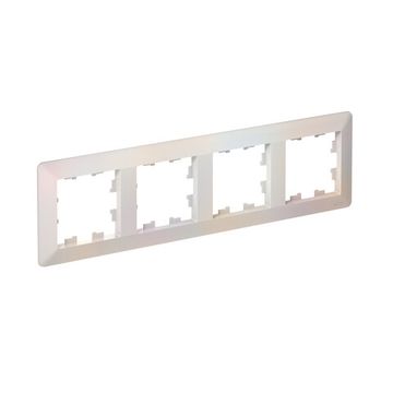 Рамка 4-м AtlasDesign Air жемчуж./дым. бел. SE ATN220404