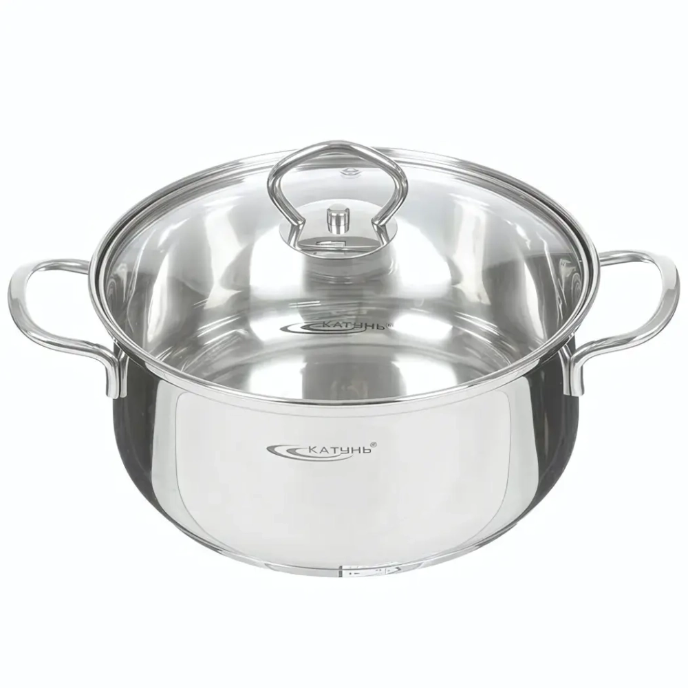 Кастрюля из нержавеющей стали 3,2л «Лира» Катунь