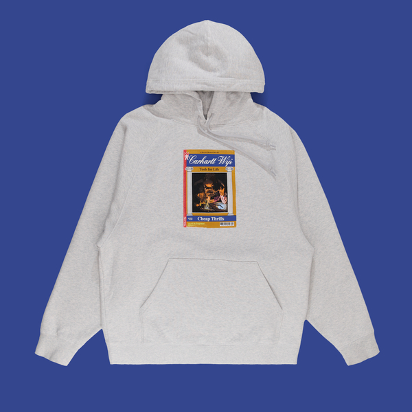 Толстовка мужская Carhartt WIP Cheap Thrills Hooded артикул:I032864_grey - купить в магазине Дайс