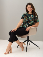 Футболка Фв-107/изумрудный-листьяфэнтези