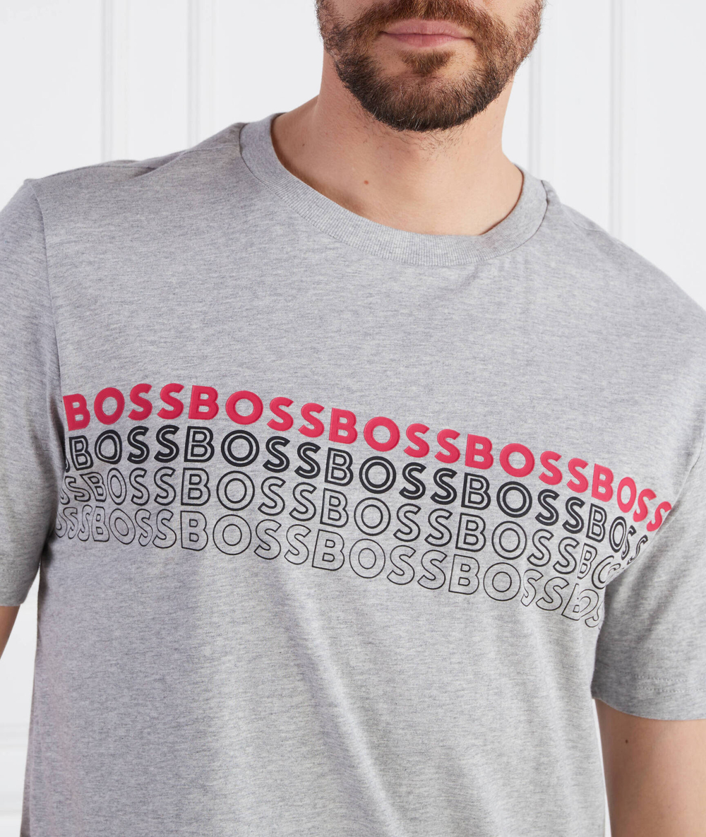 Футболка Tee 2 BOSS GREEN - серый(50488785)