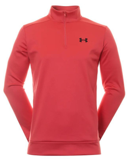 Мужская теннисная кофта Under Armour Men's Armour Fleece 1/4 Zip - chakra
